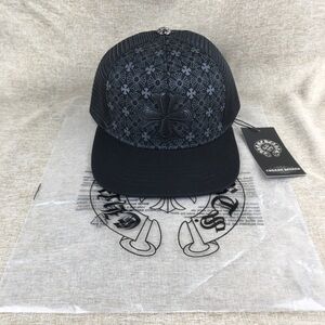 Brand new Chrome Hearts Trucker Hat Black